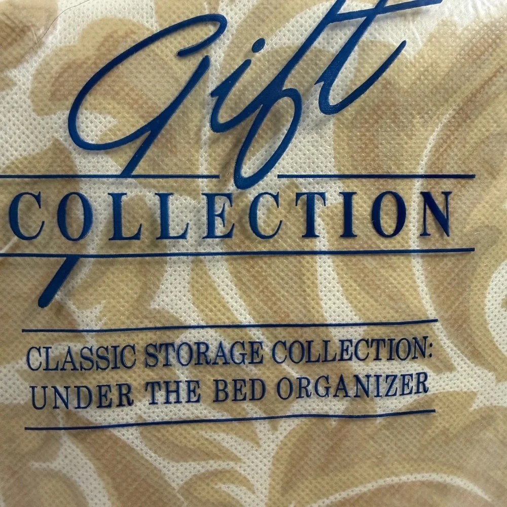 💜3/$15 Avon Gift Collection Beige and Blue Organizer VINTAGE 2001